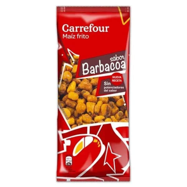 Maíz frito sabor barbacoa Carrefour 140 g. - 0.14 kg - Imagen del producto en Findit