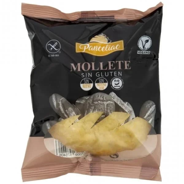 Pan mollete Panceliac sin gluten y sin lactosa 80 g. - 0.08 kg - Imagen del producto en Findit