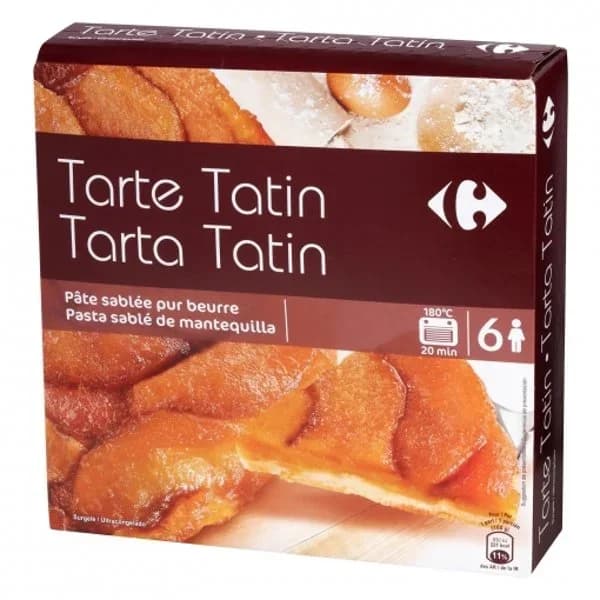 Tarta tatin ultacongelada Carrefour 600 g. - 0.6 kg - Imagen del producto en Findit