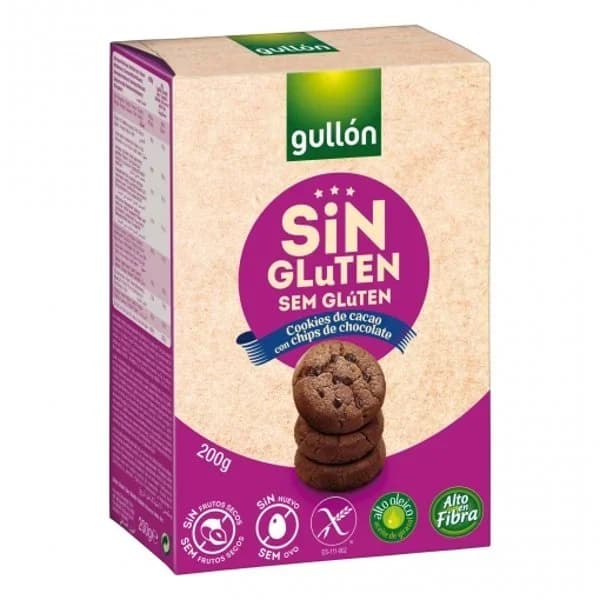 Minigalleta Chips sin gluten GULLÓN, caja 200 g - 0.2 kg - Imagen del producto en Findit