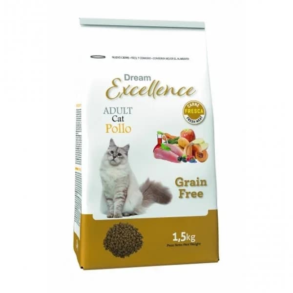 Pienso de pollo para gato Dream Excellence 1,5 kg - 1.5 kg - Imagen del producto en Findit