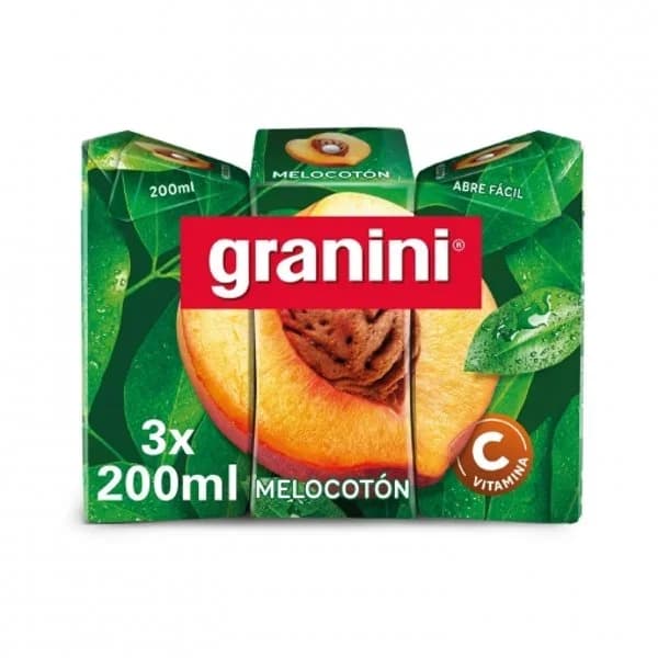 Zumo Melocotón 3 x 200ML - 0.6 l - Imagen del producto en Findit