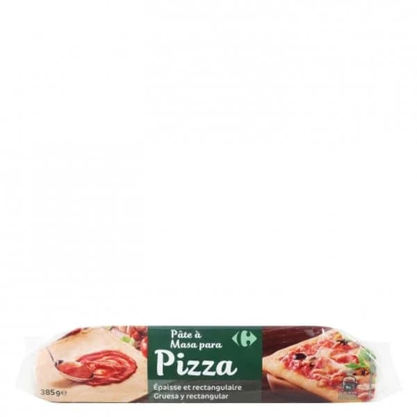 Masa maxi pizza Carrefour 385 g. - 0.39 kg - Imagen del producto en Findit