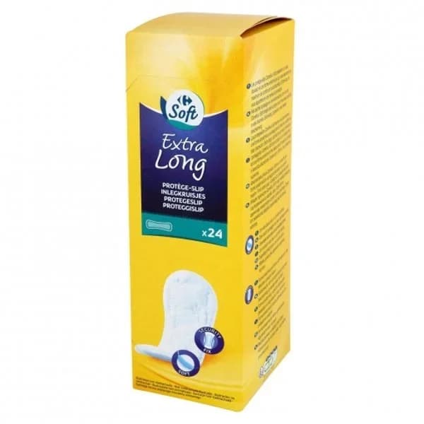Protegeslip extra largo Carrefour 24 ud. - 25.67 ud - Imagen del producto en Findit