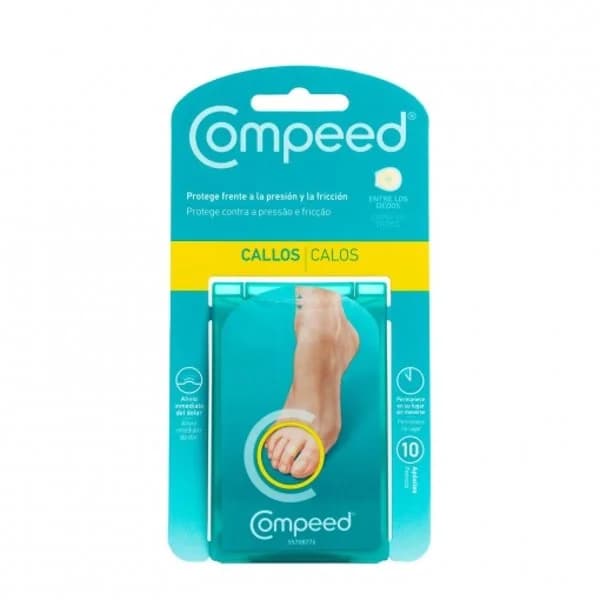 Apósitos callos entre dedos Compeed 10 ud. - 10.07 ud - Imagen del producto en Findit