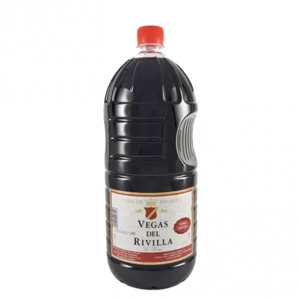 Vino tinto de mesa Vegas del Rivilla 2 l. - 1 l - Imagen del producto en Findit