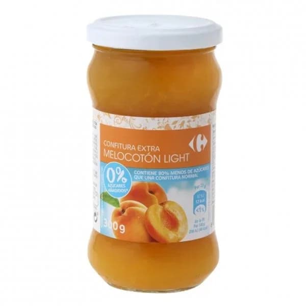 Confitura de melocotón categoría extra light Carrefour 300 g. - 0.3 kg - Imagen del producto en Findit