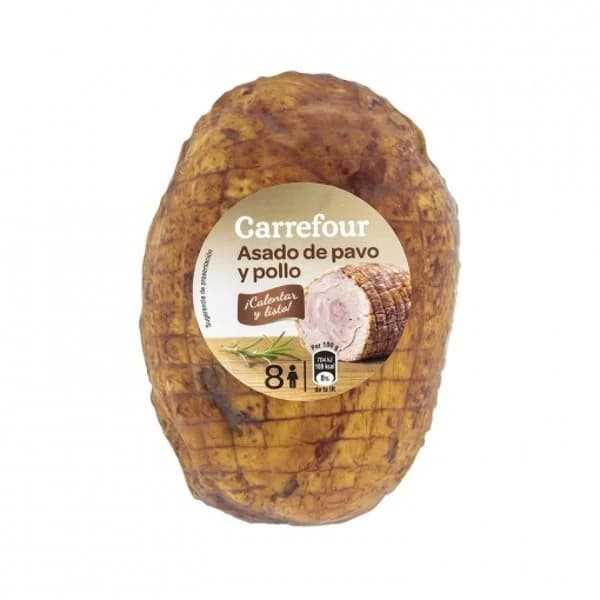 Asado de pavo y pollo Carrefour sin gluten 800 g. - 0.8 kg - Imagen del producto en Findit