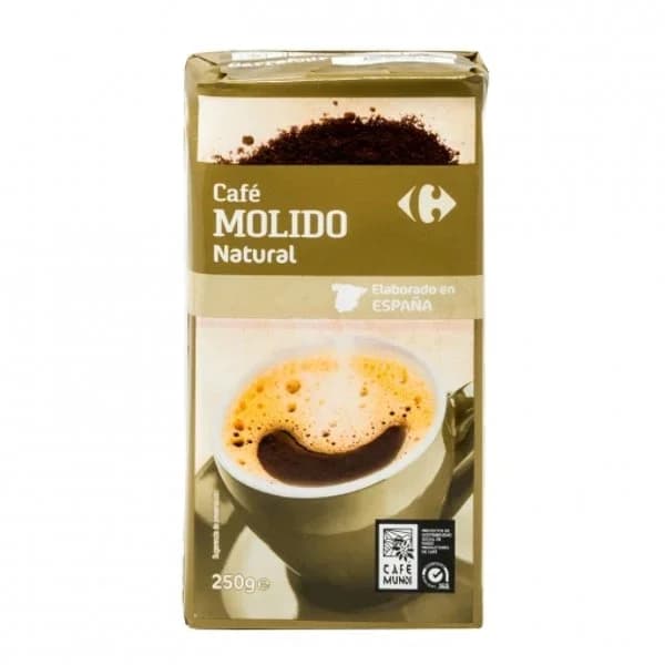 Café molido natural Carrefour Classic 250 g. - 0.25 kg - Imagen del producto en Findit
