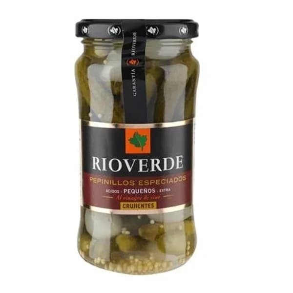 Pepinillos Rioverde sin gluten 180 g. - 0.18 kg - Imagen del producto en Findit