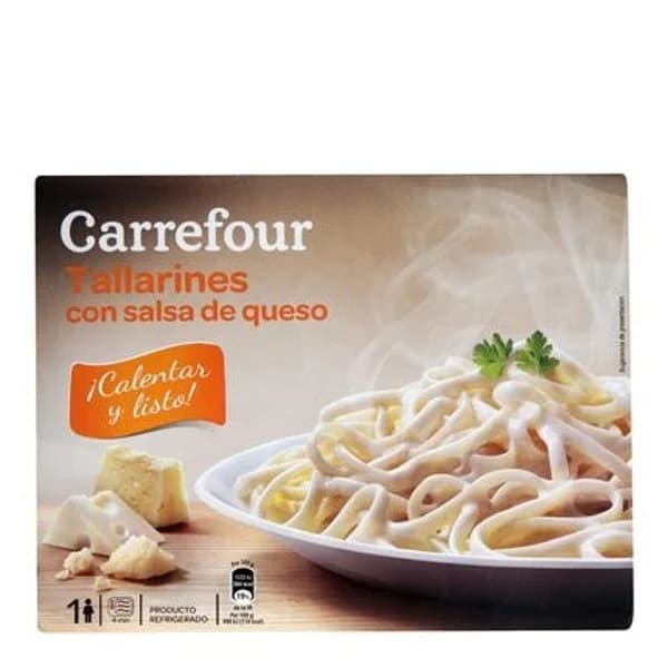 Carrefour Tallarines 4 Quesos 325 g. - 0.33 kg - Imagen del producto en Findit
