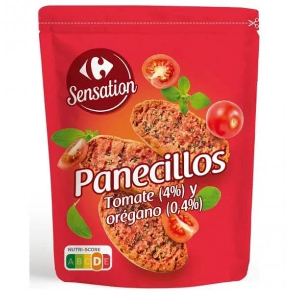 Panecillos con tomate y orégano Carrefour Sensation 160 g. - 0.16 kg - Imagen del producto en Findit