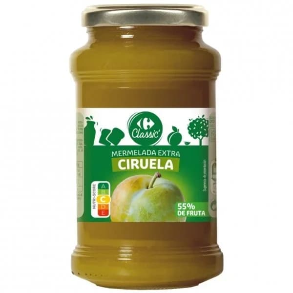 Mermelada de ciruela categoría extra Carrefour 650 g. - 0.65 kg - Imagen del producto en Findit