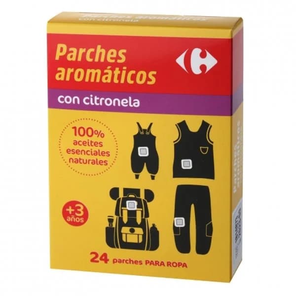 Parches aromáticos con citronela Carrefour 24 ud. - 1 ud - Imagen del producto en Findit