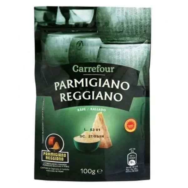 Queso rallado parmesano Carrefour Extra 100 g. - 0.1 kg - Imagen del producto en Findit