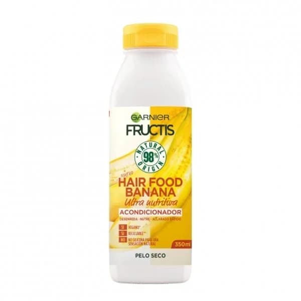 Acondicionador Hair Food banana ultra-nutritivo para pelo seco Garnier-Fructis 350 ml. - 0.35 l - Imagen del producto en Findit