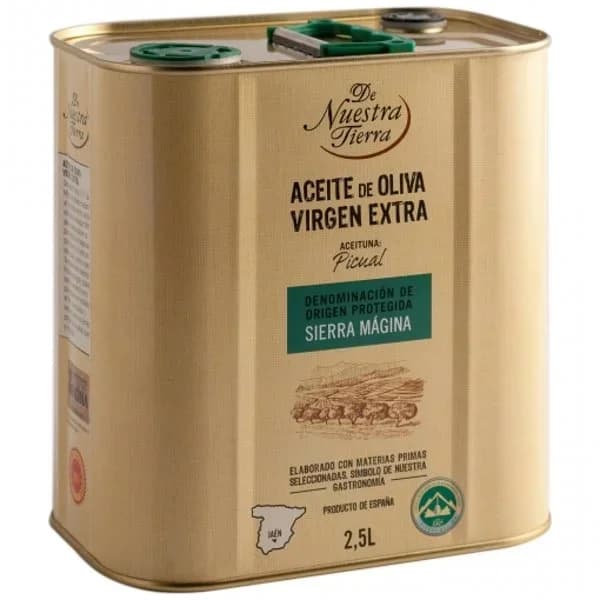 Aceite de oliva virgen extra De Nuestra Tierra 2,5 l. - 2.5 l - Imagen del producto en Findit