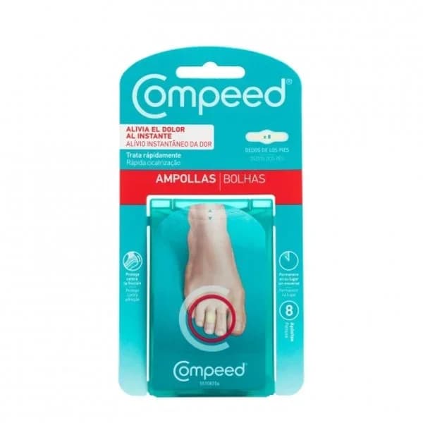 Apósitos ampollas dedos pies Compeed 8 ud. - 7.97 ud - Imagen del producto en Findit