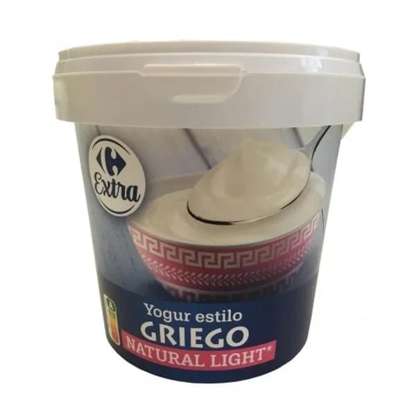Yogur griego natural light Carrefour Extra 1 kg. - 1 kg - Imagen del producto en Findit