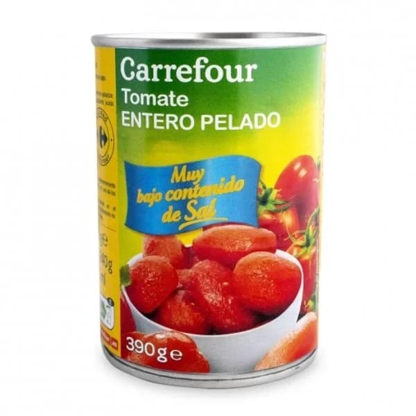 Tomate entero pelado bajo contenido en sal Classic Carrefour 240 g. - 0.24 kg - Imagen del producto en Findit
