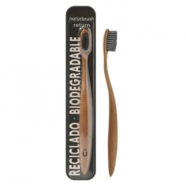 Cepillo de dientes reciclado y biodegradable Naturbrush 1 ud. - 1 ud - Imagen del producto en Findit