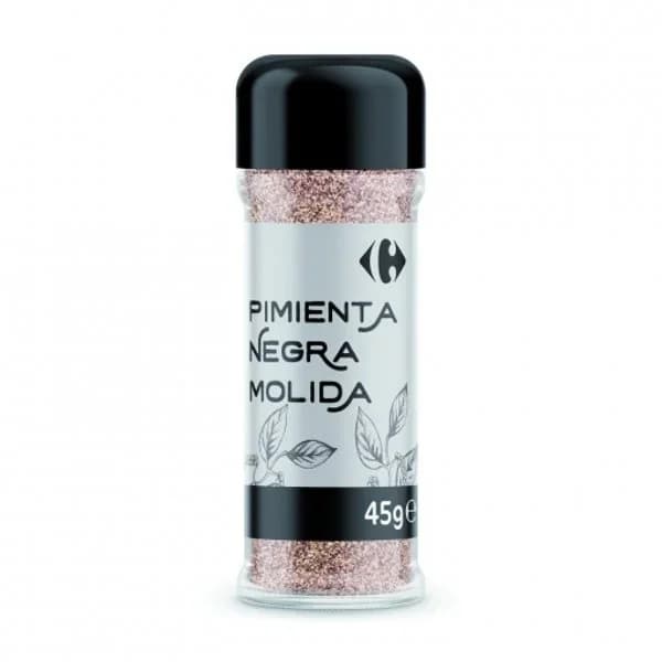 Pimienta negra molida Carrefour 45 g. - 0.05 kg - Imagen del producto en Findit