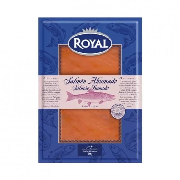 Salmón ahumado noruego Royal 90 g - 0.12 kg - Imagen del producto en Findit
