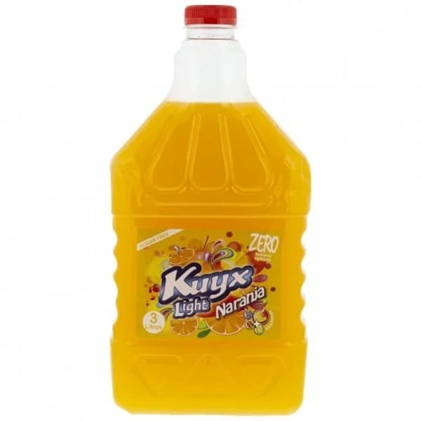 Kuyx de naranja sin gas light zero azúcares botella 3 l. - 1 ud - Imagen del producto en Findit