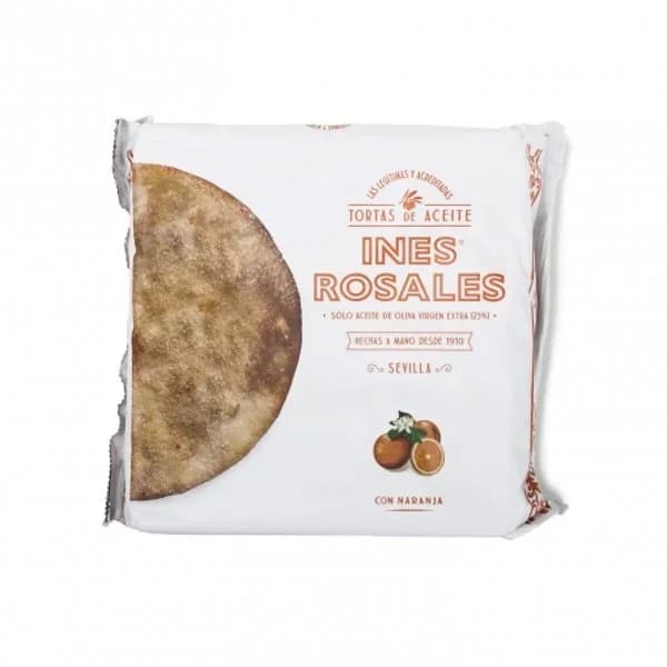 Tortas de aceite con naranja Inés Rosales 180 g. - 0.15 kg - Imagen del producto en Findit