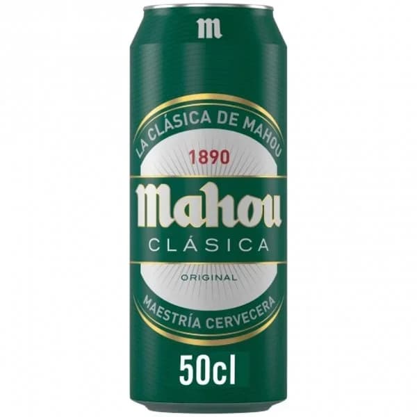 Cerveza Mahou clásica lata 50 cl. - 0.5 l - Imagen del producto en Findit
