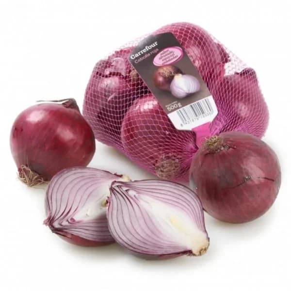 Cebolla roja Carrefour 500 g - 0.5 kg - Imagen del producto en Findit