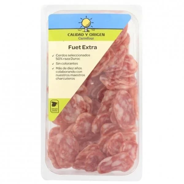 Fuet extra en lonchas Círculo de Calidad 100 g - 0.1 kg - Imagen del producto en Findit