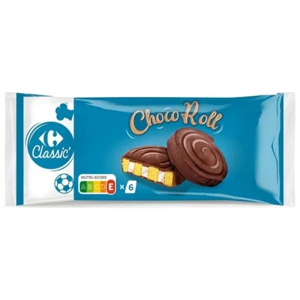 Choco Roll Classic' Carrefour 270 g. - 0.27 kg - Imagen del producto en Findit