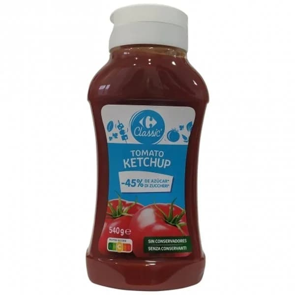 Kétchup light Carrefour envase 540 g. - 0.54 kg - Imagen del producto en Findit