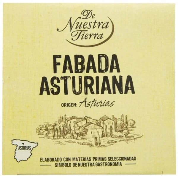 Fabada asturiana De Nuestra Tierra sin gluten 380 g. - 0.38 kg - Imagen del producto en Findit
