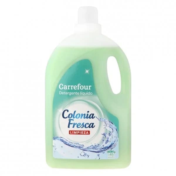 Detergente líquido Colonia Fresca Carrefour 40 lavados. - 42.14 ud - Imagen del producto en Findit
