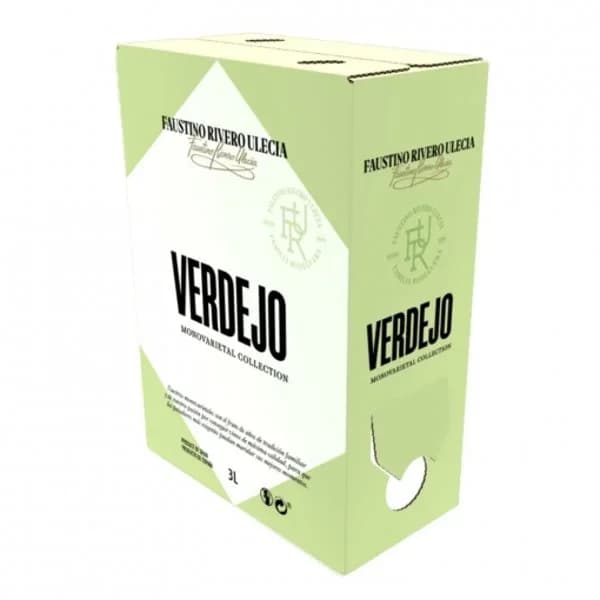 Vino blanco joven verdejo Faustino Rivero V.T. Castilla grifo 3 l. - 1 ud - Imagen del producto en Findit