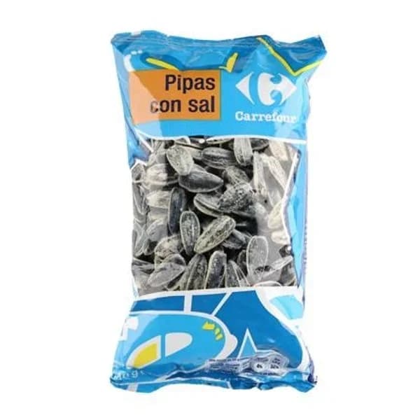 Pipas de girasol saladas Carrefour 140 g. - 0.14 kg - Imagen del producto en Findit