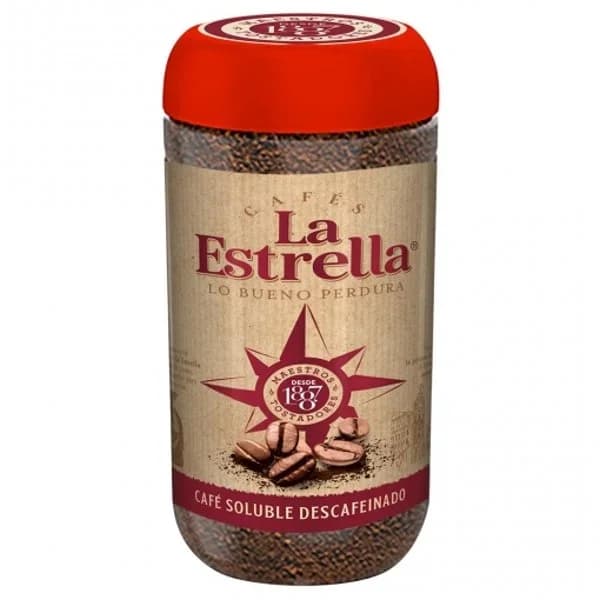 Café soluble descafeinado La Estrella 200 g. - 0.19 kg - Imagen del producto en Findit