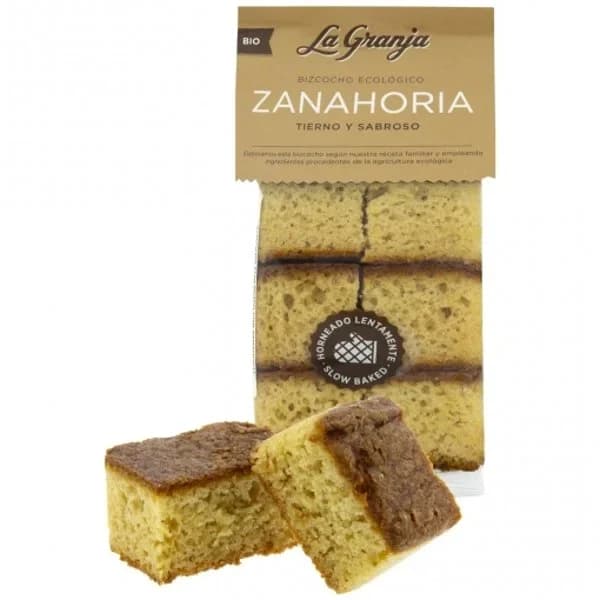 Bizcocho de Zanahoria Ecológico La Granja 300 g - 0.3 kg - Imagen del producto en Findit