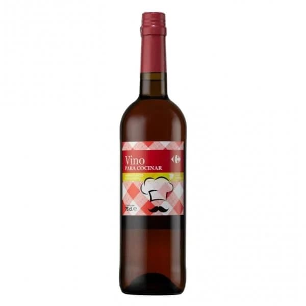 Vino blanco con crianza Pedro Ximénez para cocinar aromatizado con hierbas Carrefour 75 cl. - 0.75 l - Imagen del producto en Findit