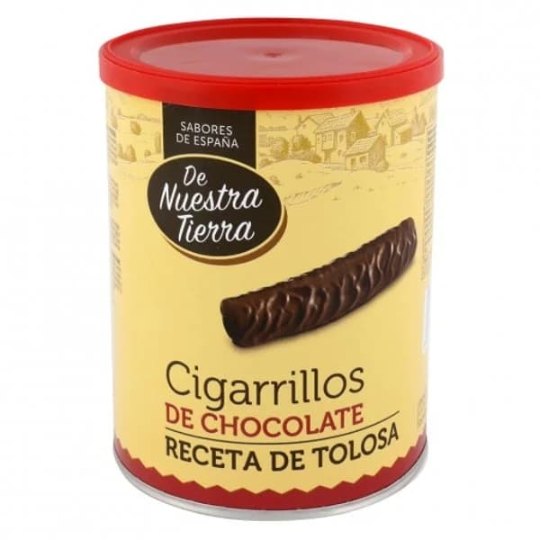 Cigarrillos de Tolosa de chocolate De Nuestra Tierra 200 g. - 0.2 kg - Imagen del producto en Findit
