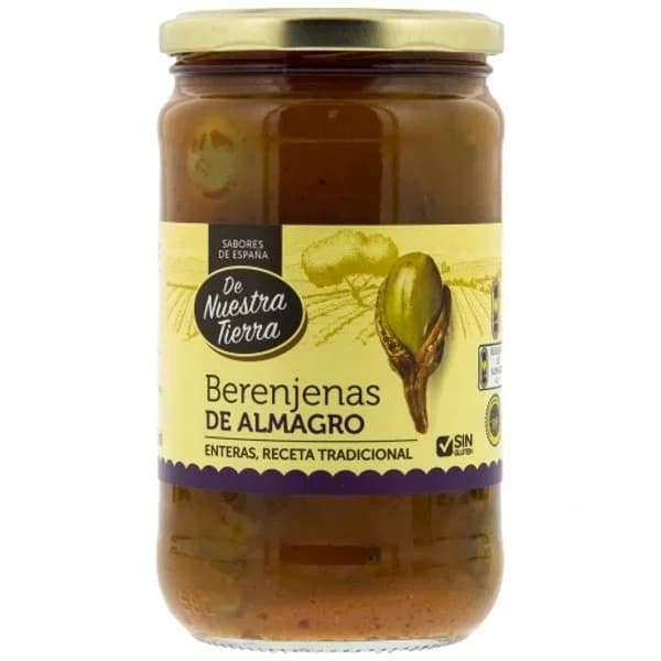Berenjenas de Almagro De Nuestra Tierra sin gluten 300 g. - 0.3 kg - Imagen del producto en Findit
