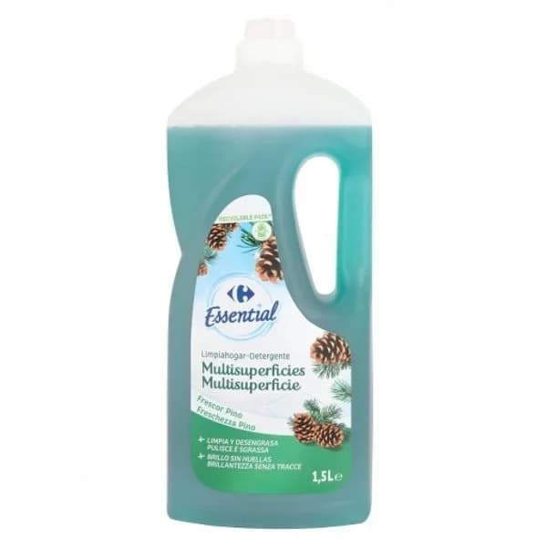 Limpiahogar multisuperficies frescor pino Carrefour 1,5 l. - 1 ud - Imagen del producto en Findit