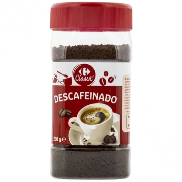 Café soluble descafeinado Carrefour Classic 200 g. - 0.2 kg - Imagen del producto en Findit