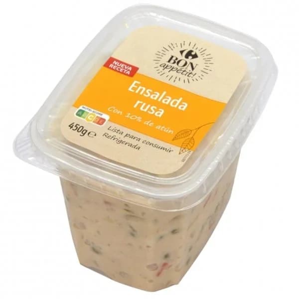 Ensaladilla rusa con atún Carrefour sin gluten 450 g. - 0.45 kg - Imagen del producto en Findit