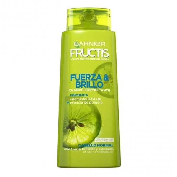 Champú fortificante fuerza y brillo para cabello normal Ganier Fructis 690 ml. - 0.7 l - Imagen del producto en Findit