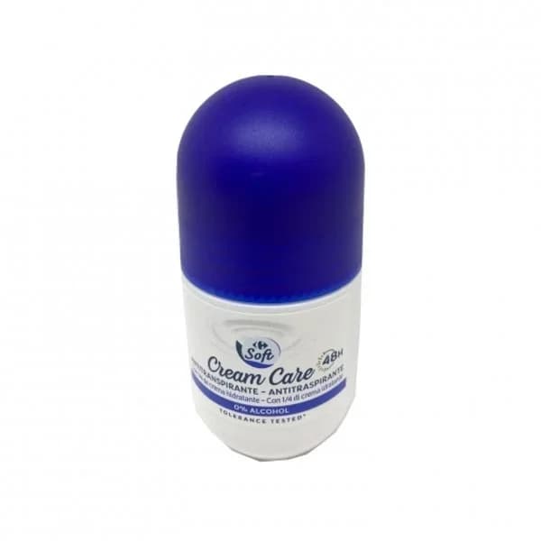 Desodorante roll-on antitranspirante Cream Care Carrefour soft 50 ml. - 0.05 l - Imagen del producto en Findit
