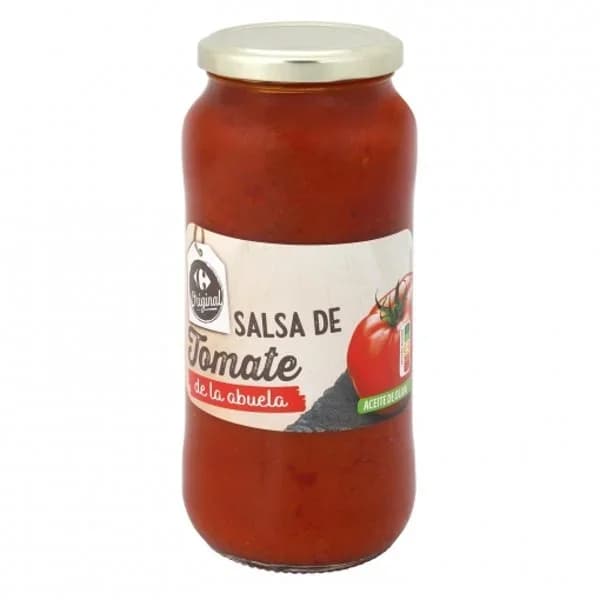 Salsa de tomate de la abuela Original Carrefour tarro 550 g. - 0.55 kg - Imagen del producto en Findit