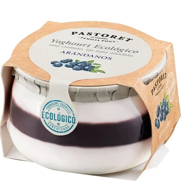 Yogur ecológico con arándanos 135 g - 0.14 kg - Imagen del producto en Findit